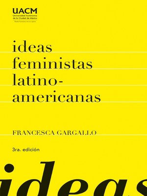 cover image of Ideas feministas latinoamericanas